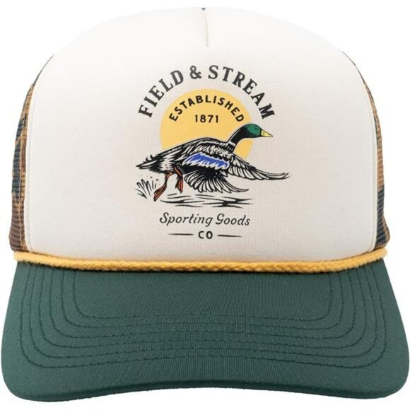 Mens camo foam trucker hat mesh snapback adjustable outdoor hunting fishing cap - Picture 2 of 8